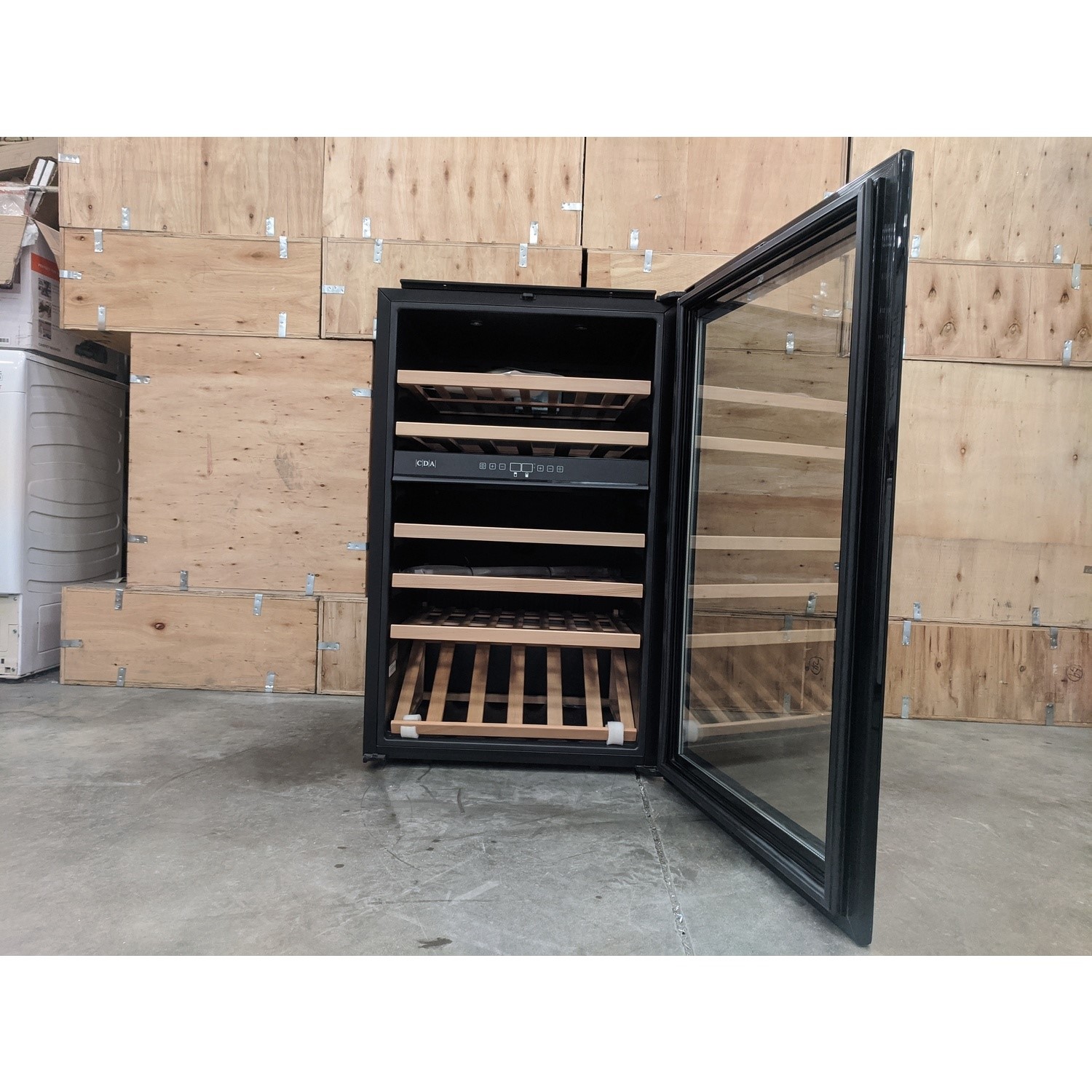 Refurbished CDA FWV902BL Integrated 55 Bottle Dual Zone Wine Cooler