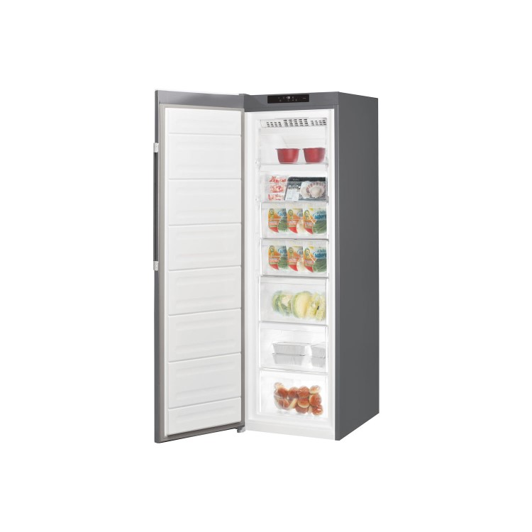 HOTPOINT UH8F1CG 260 Litre Freestanding Upright Freezer 188cm Tall Frost Free 59.5cm Wide - Graphite