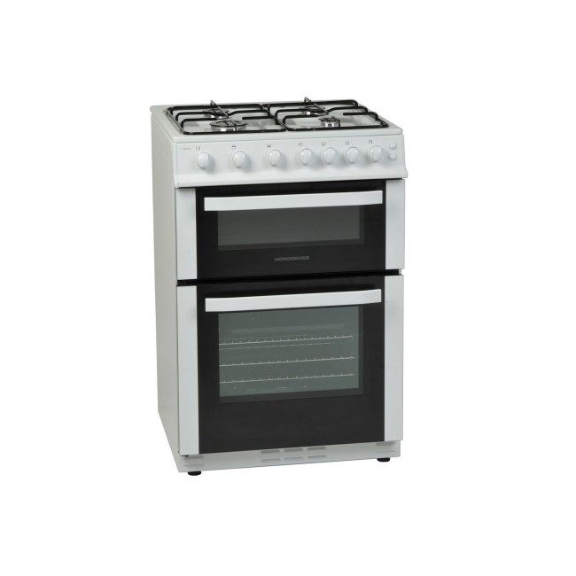 Refurbished NordMende 60cm Double Cavity LPG Cooker White