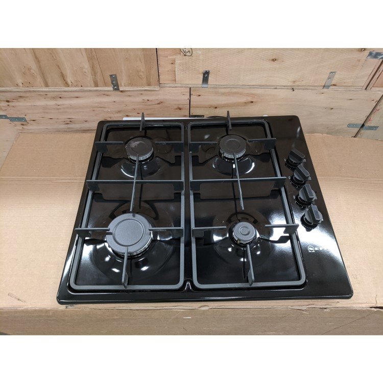 Refurbished Neff N30 T26BR46S0 58cm 4 Burner Gas Hob With Side Controls Black