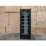 Refurbished electriQ EQWINE30BL Freestanding 18 Bottle SIngle Zone Wine Cooler Black