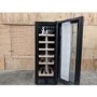Refurbished electriQ EQWINE30BL Freestanding 18 Bottle SIngle Zone Wine Cooler Black