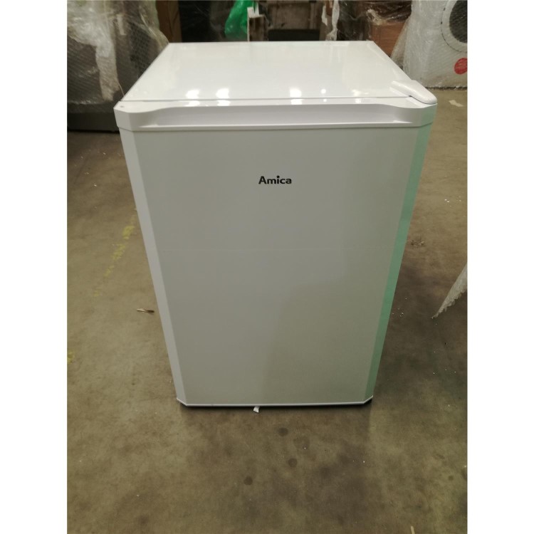 Refurbished Amica FM1333 Freestanding Under Counter 95 Litre Fridge With Ice Box White