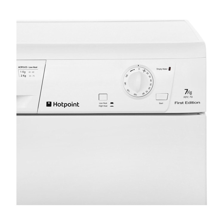 Hotpoint FETC70BP Aquarius 7kg Freestanding Condenser Tumble Dryer - White