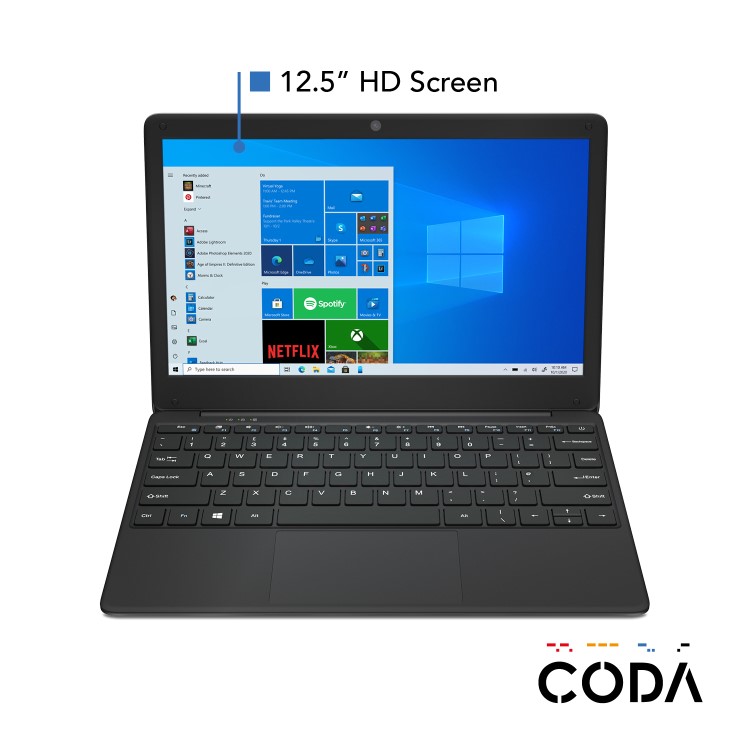Refurbished Intel Celeron N4020 4GB 64GB 12.5 Inch Windows 10 Laptop