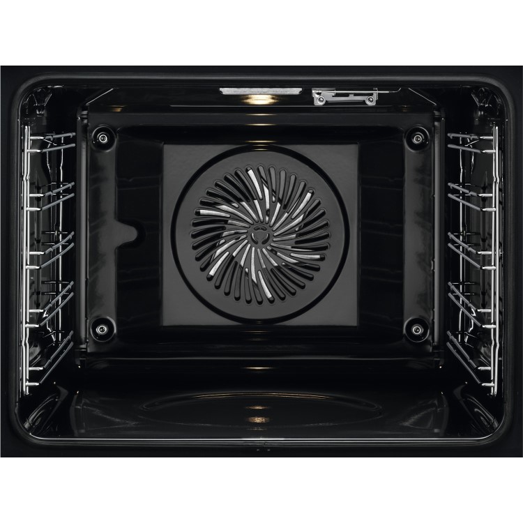AEG 6000 Pyrolytic Electric Single Oven with Food Sensor - Stainless Steel
