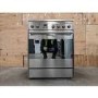 Refurbished Smeg Concert SUK61PX8 60cm Dual Fuel Cooker with Pyrolytic Cleaning Stainless Steel