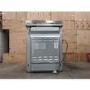 Refurbished Smeg Concert SUK61PX8 60cm Dual Fuel Cooker with Pyrolytic Cleaning Stainless Steel