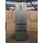 Refurbished Haier A3FE635CGJE Freestanding 330 Litre 60/40 Frost Free Fridge Freezer Stainless Steel