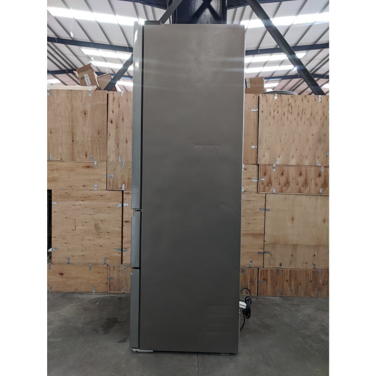 Refurbished Haier A3FE635CGJE Freestanding 330 Litre 60/40 Frost Free Fridge Freezer Stainless Steel