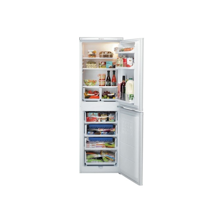 Refurbished Hotpoint 234 Litre 50/50 Freestanding Fridge Freezer - White