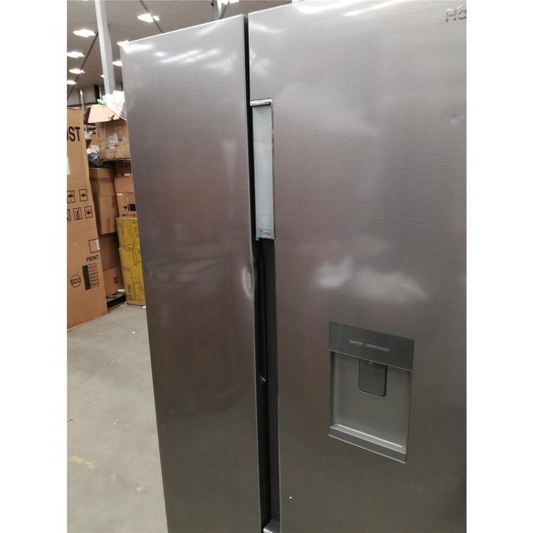 Refurbished Haier 500 Litre American Fridge Freezer - Silver