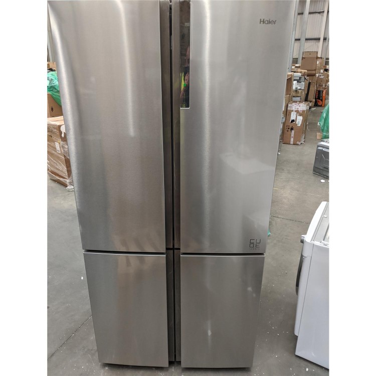 Refurbished Haier HTF-610DM7 Freestanding 520 Litre 70/30 Frost Free American Fridge Freezer