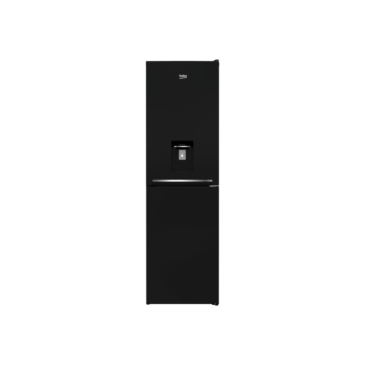 Refurbished Beko CFG3582DB 50/50 Freestanding Fridge Freezer With Water Dispenser - Black