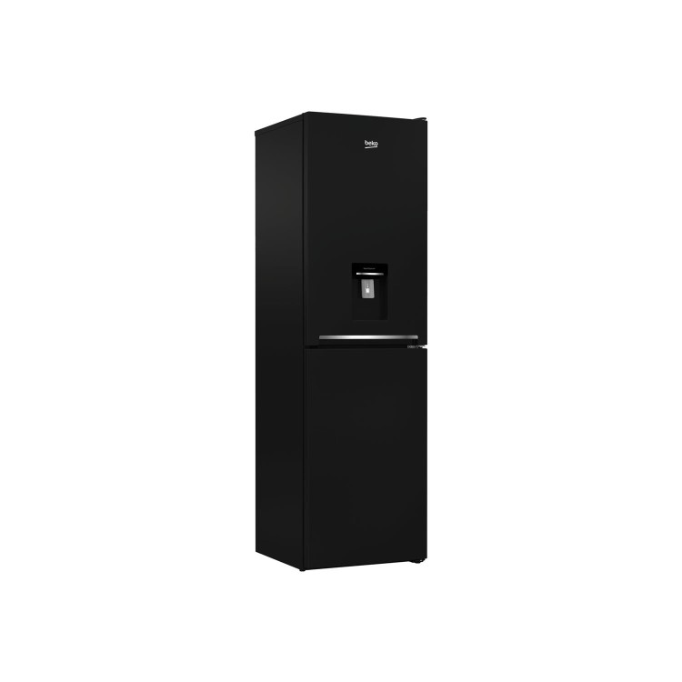Refurbished Beko CFG3582DB 50/50 Freestanding Fridge Freezer With Water Dispenser - Black