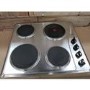Refurbished Indesit TI60X 60cm Four Zone Solid Plate Electric Hob - Stainless Steel