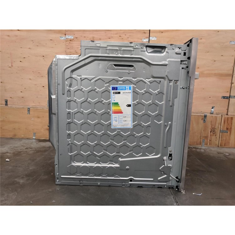 Refurbished Neff B47CR32N0B 60cm Single Built In Electric Oven Stainless Steel