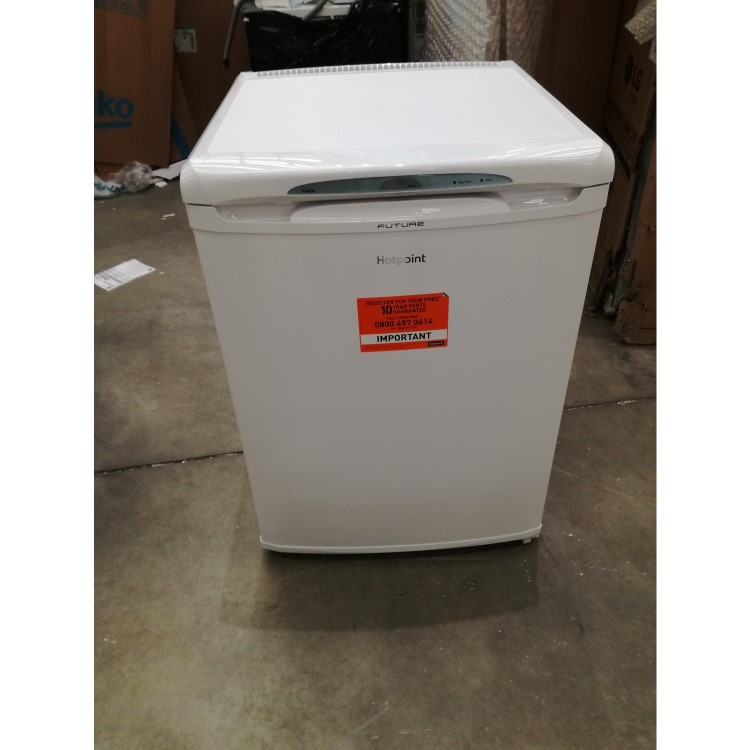 Refurbished Hotpoint RZA36P1 90 Litre Freestanding Under Counter Freezer 60cm Wide - White
