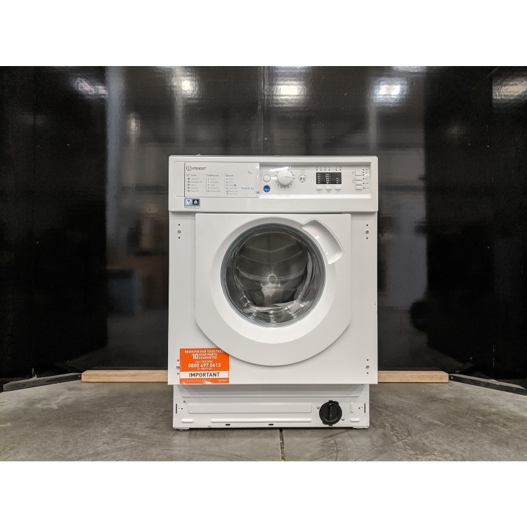 Refurbished Indesit BIWMIL71252UKN Integrated 7KG 1200 Spin Washing Machine White