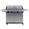 Boss Grill Alabama Elite - 6 Burner Gas BBQ with Side Burner - Stainless Steel