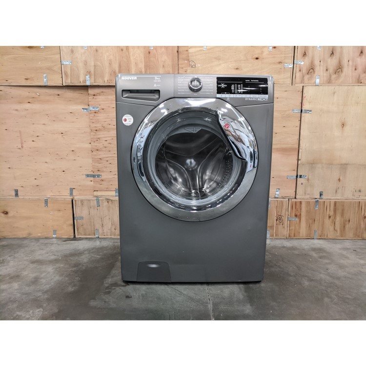 Refurbished Hoover DXOA49C3R/1-80 Dynamic Next 9kg Freestanding Washing Machine - Graphite