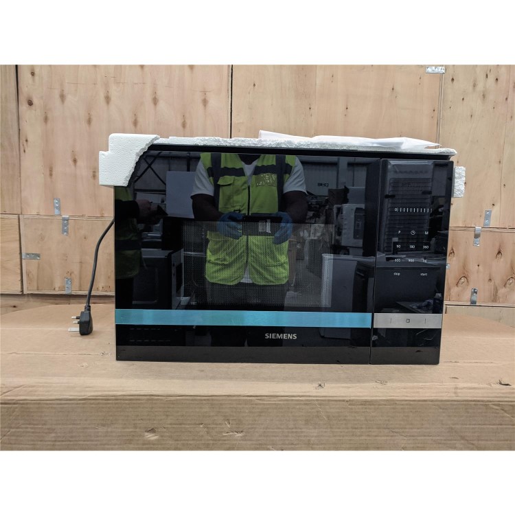 Refurbished Siemens BF555LMS0B Built In 25L 900W Microwave Stainless Steel