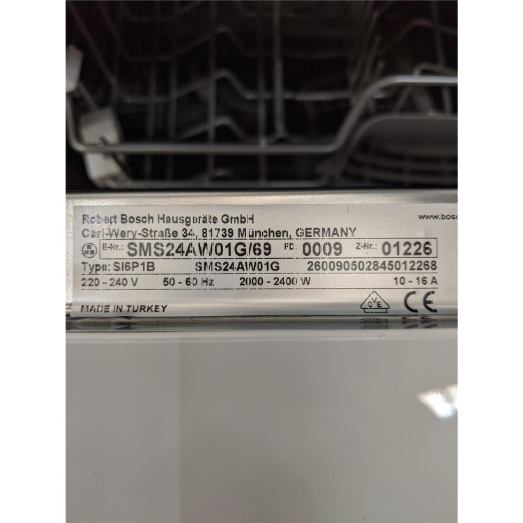 Refurbished Bosch SMS24AW01G 12 Place Freestanding Dishwasher