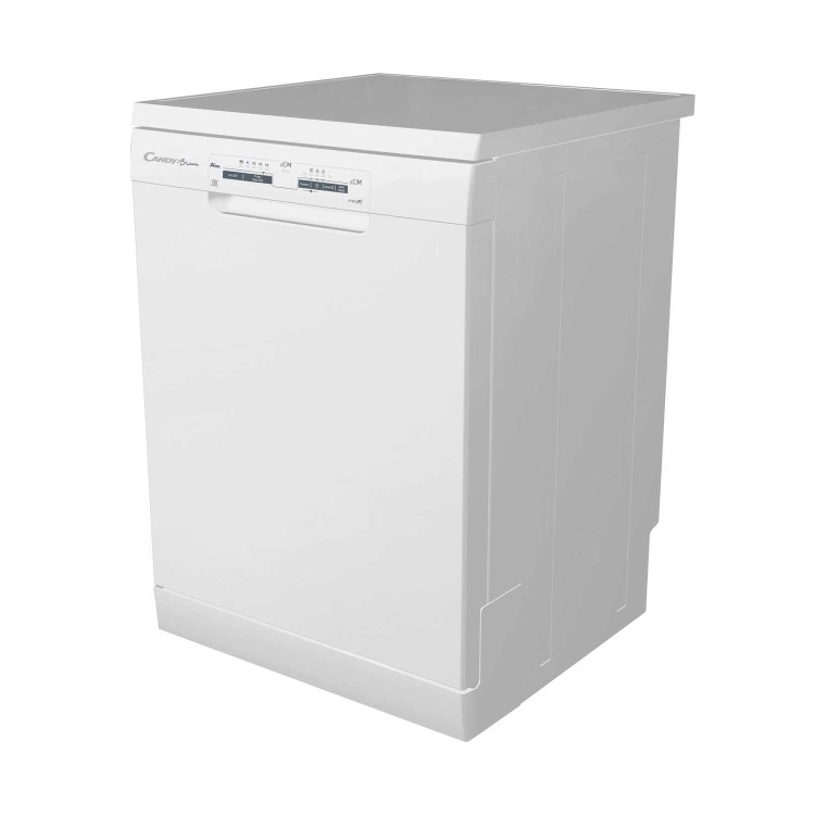 Candy - 13 Place Settings Freestanding Dishwasher - White