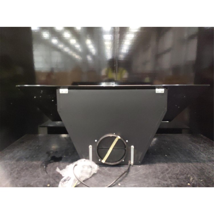 Refurbished Hoover HDG9DCK3B 90cm Angled Cooker Hood Black Glass