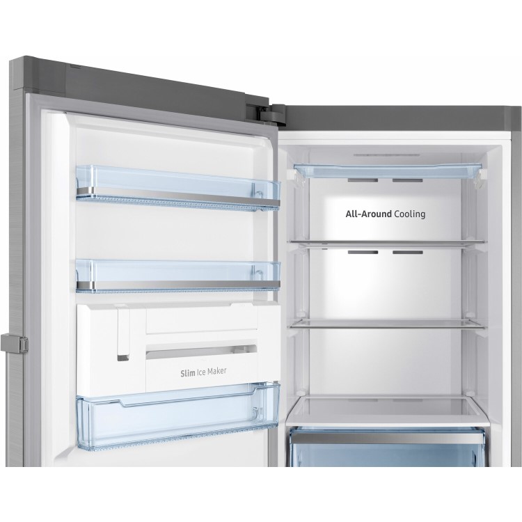 Samsung RZ32M71207F 315 Litre Freestanding Upright Freezer 185cm Tall Frost Free 60cm Wide - Stainless Steel