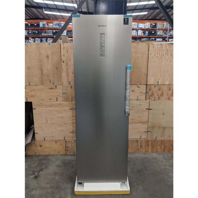 Refurbished Samsung RZ32M71207F 315 Litre Freestanding Upright Freezer 185cm Tall Frost Free 60cm Wide - Stainless Steel