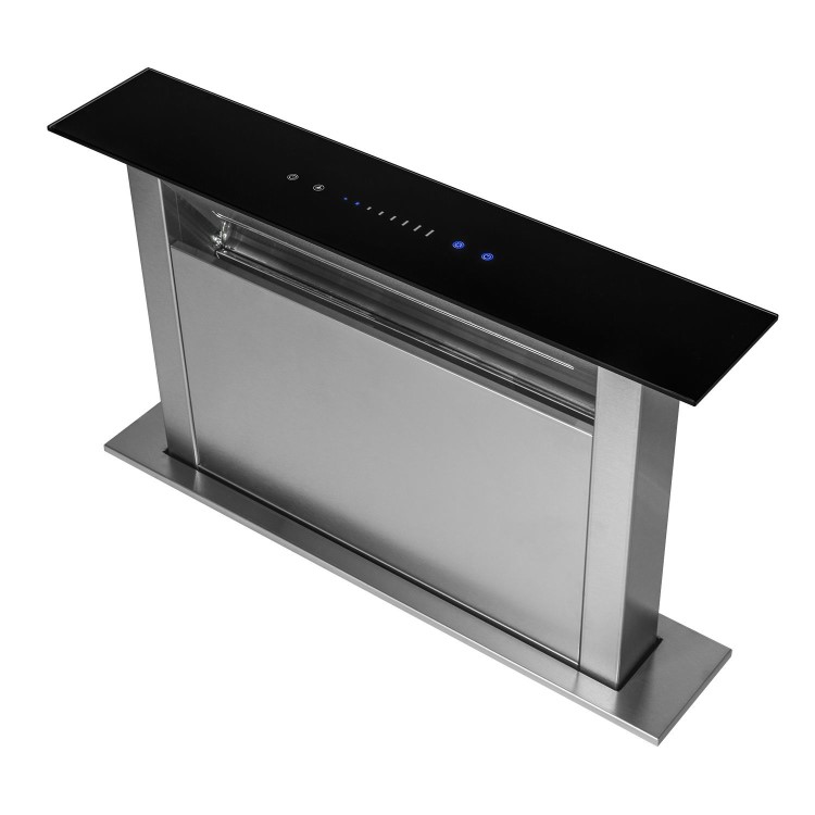 electriQ 60cm Downdraft Cooker Hood - Stainless Steel