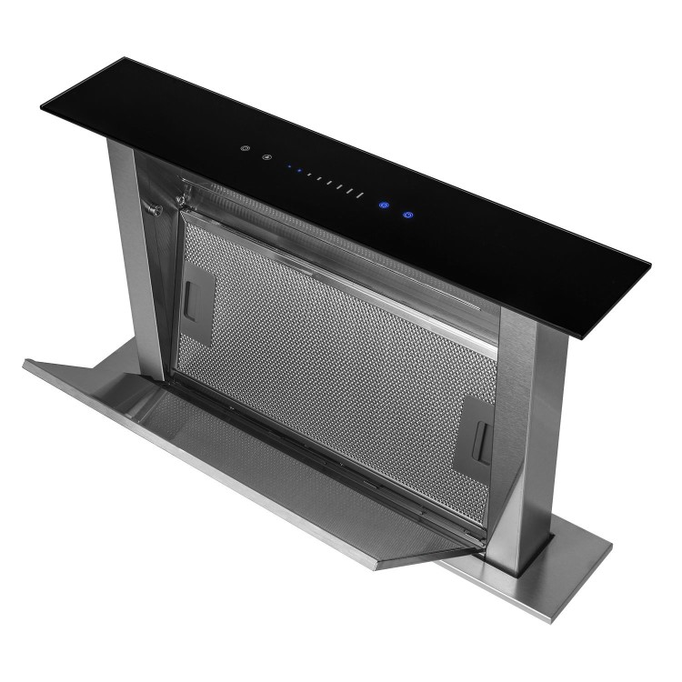electriQ 60cm Downdraft Cooker Hood - Stainless Steel