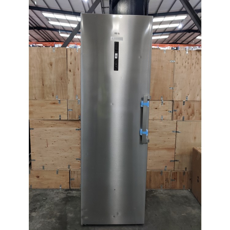 Refurbished AEG AGB728E5NX NoFrost Tall Freestanding Freezer - Stainless Steel