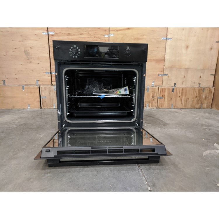 Refurbished Zanussi Series 60 ZOPNX6K2 60cm Single Built In SelfClean Electric Oven Black
