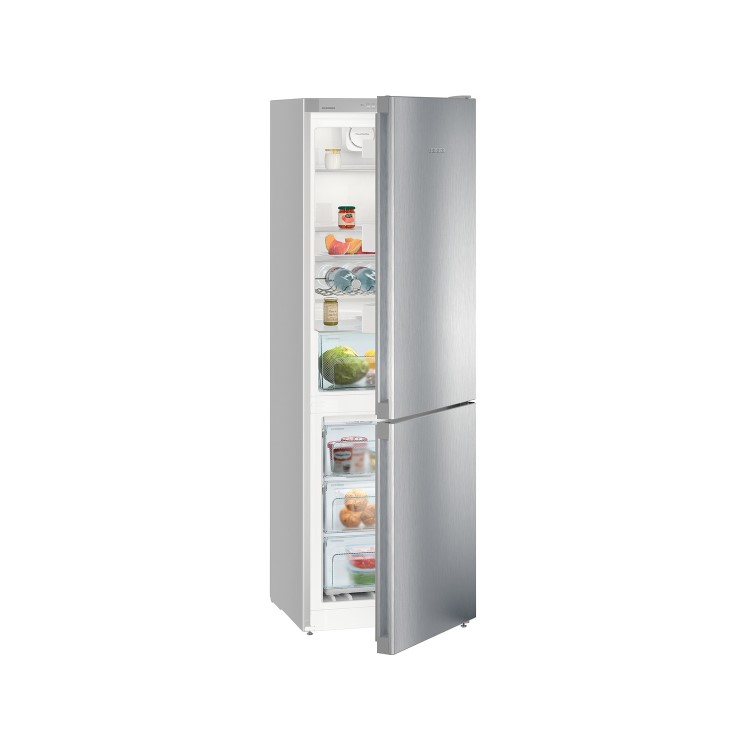 Refurbished Liebherr CNel4313 Freestanding 304 Litre 60/40 Frost Free Fridge Freezer Stainless Steel Look