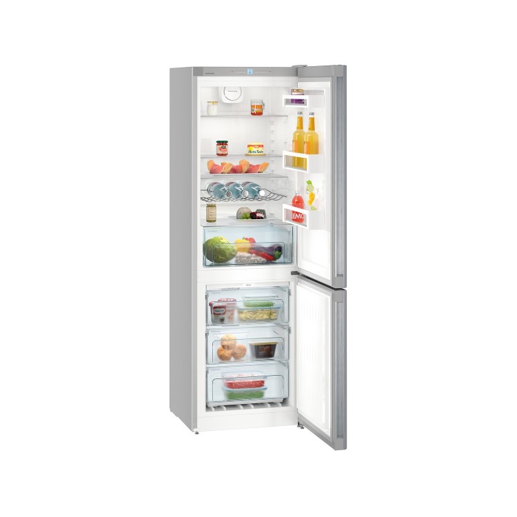 Refurbished Liebherr CNel4313 Freestanding 304 Litre 60/40 Frost Free Fridge Freezer Stainless Steel Look