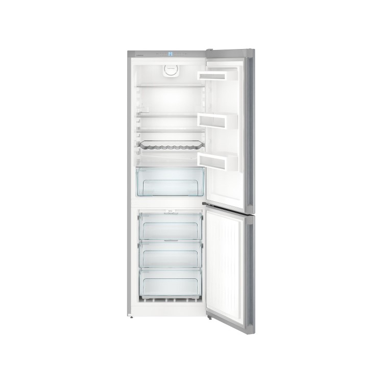 Refurbished Liebherr CNel4313 Freestanding 304 Litre 60/40 Frost Free Fridge Freezer Stainless Steel Look