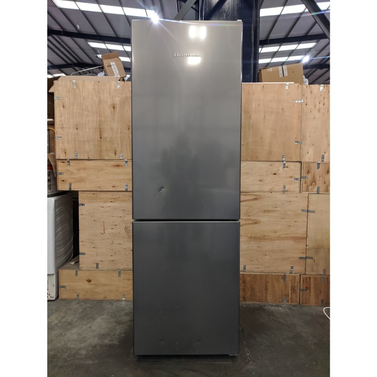 Refurbished Liebherr CNel4313 Freestanding 304 Litre 60/40 Frost Free Fridge Freezer Stainless Steel Look