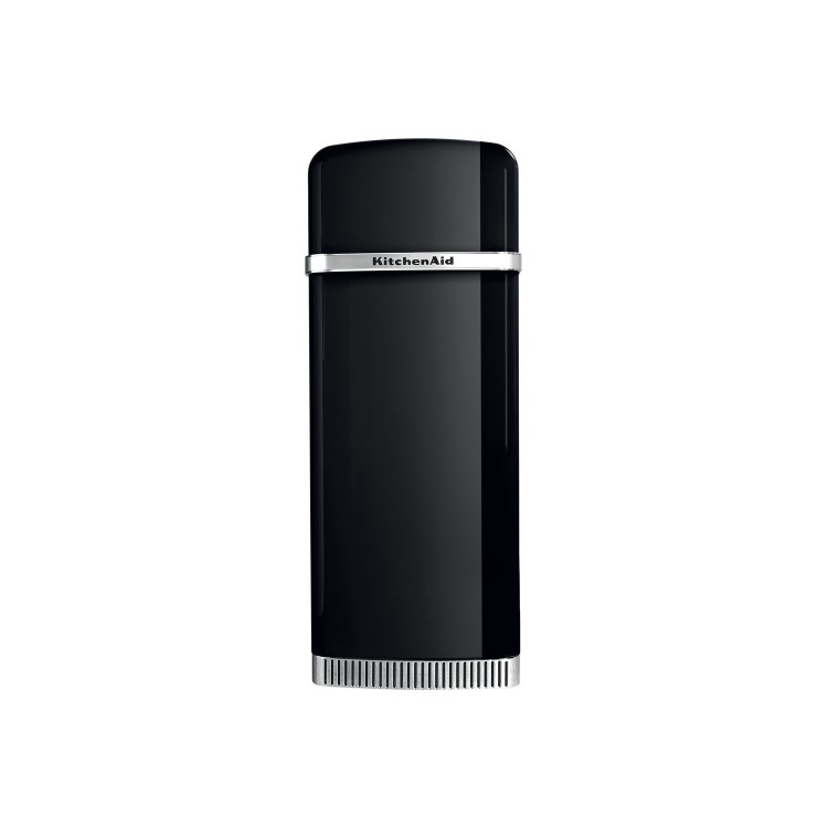 Kitchen Aid KitchenAid KCFMB60150R Iconic Retro Freestanding Fridge Right Hand Hinge - Onyx Black