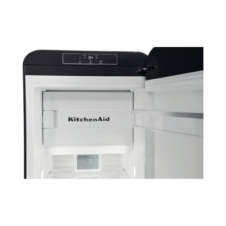 Kitchen Aid KitchenAid KCFMB60150R Iconic Retro Freestanding Fridge Right Hand Hinge - Onyx Black