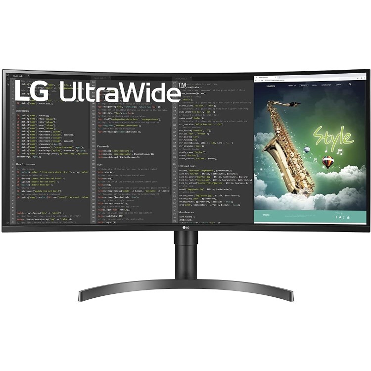 Refurbished LG 35WN75C-B 35" UWQHD 100Hz FreeSync HDR Curved Monitor