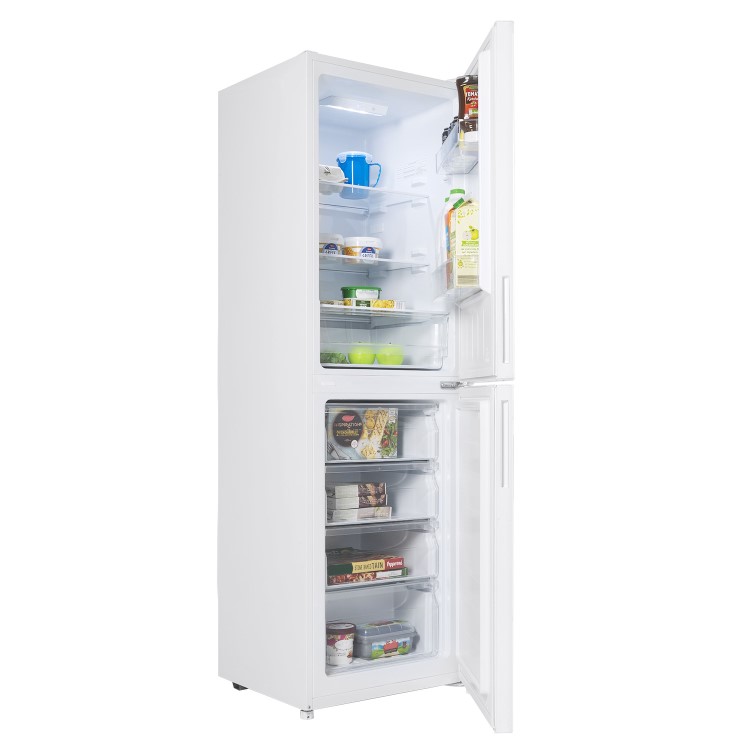 electriQ 253 Litres 50/50 Freestanding Fridge Freezer - White