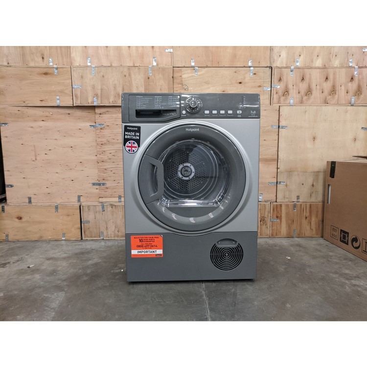 Refurbished Hotpoint TCFS73BGG Freestanding Condenser 7KG Tumble Dryer 