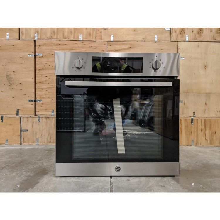 Refurbished Hoover H-Oven 300 HOC3BF5558IN Pyrolytic Self Cleaning 60cm Single Built In Electric Oven Stainless Steel