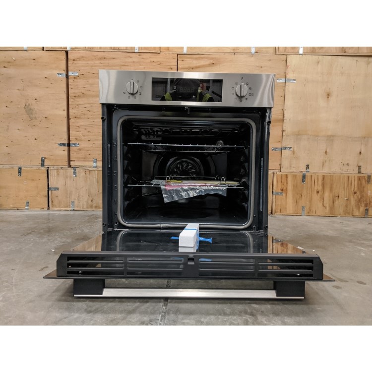 Refurbished Hoover H-Oven 300 HOC3BF5558IN Pyrolytic Self Cleaning 60cm Single Built In Electric Oven Stainless Steel