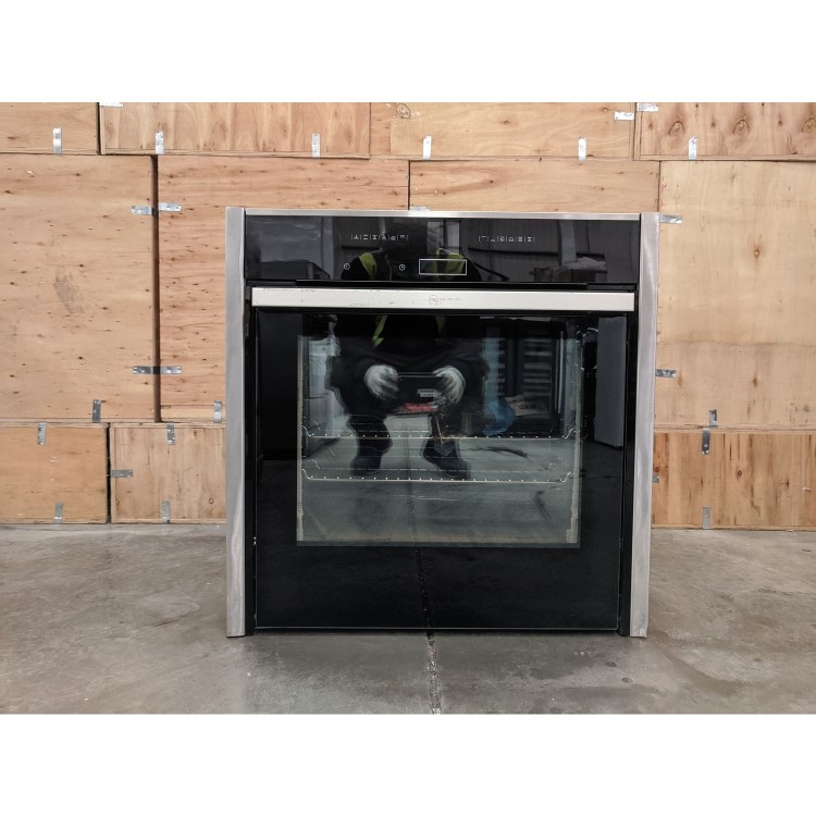 Refurbished Neff N70 B57CR22N0B Slide & Hide Pyrolytic Self Cleaning 60cm Single Built In Electric Oven Stainless Steel