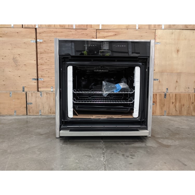 Refurbished Neff N70 B57CR22N0B Slide & Hide Pyrolytic Self Cleaning 60cm Single Built In Electric Oven Stainless Steel