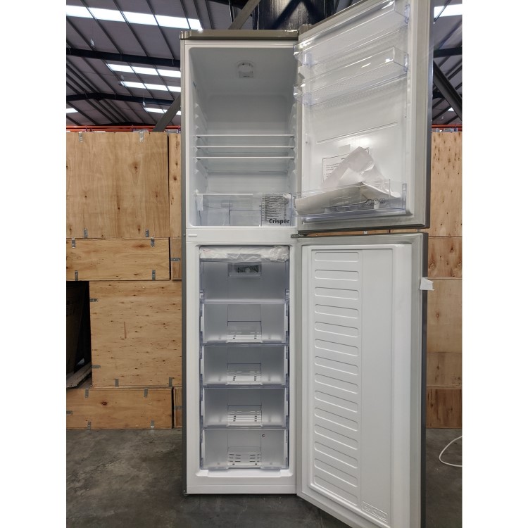 Refurbished Beko CFG1501S Freestanding 268 Litre 60/40 Frost Free Fridge Freezer Silver