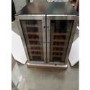 Refurbished CDA FWC624SS 40 Bottle Freestanding Under Counter Wine Cooler Dual Zone 60cm Wide 82cm Tall Stainless Steel